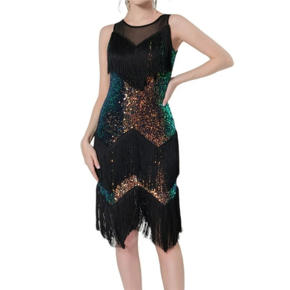 Latin Dance Set Ballroom Women Dance Competition Dress Fringe Latin Dancing Costume Tango Salsa Sparkling