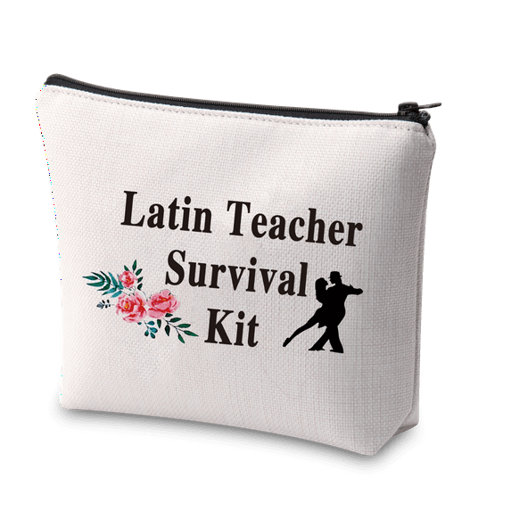 Latin Dance Teacher Survival Kit Samba Gift Salsa Dance Latin Dancing Zipper Pouch Gift Latin Dance Teacher Appreciation Gift