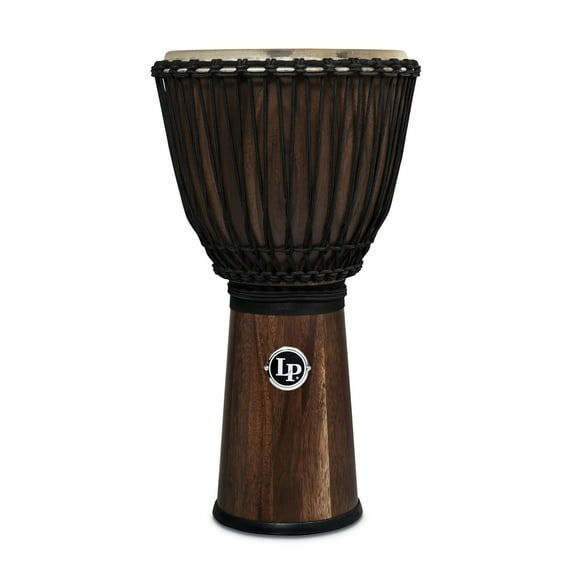 Latin Percussion 12 1/2" Rope Tuned Siam Walnut Djembe - LP799-SW