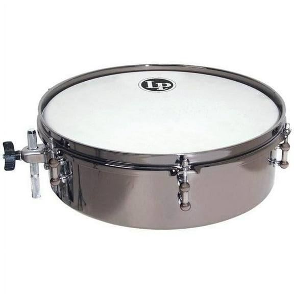 LP Drum Set Timbale 12 x 4 in. Black Nickel