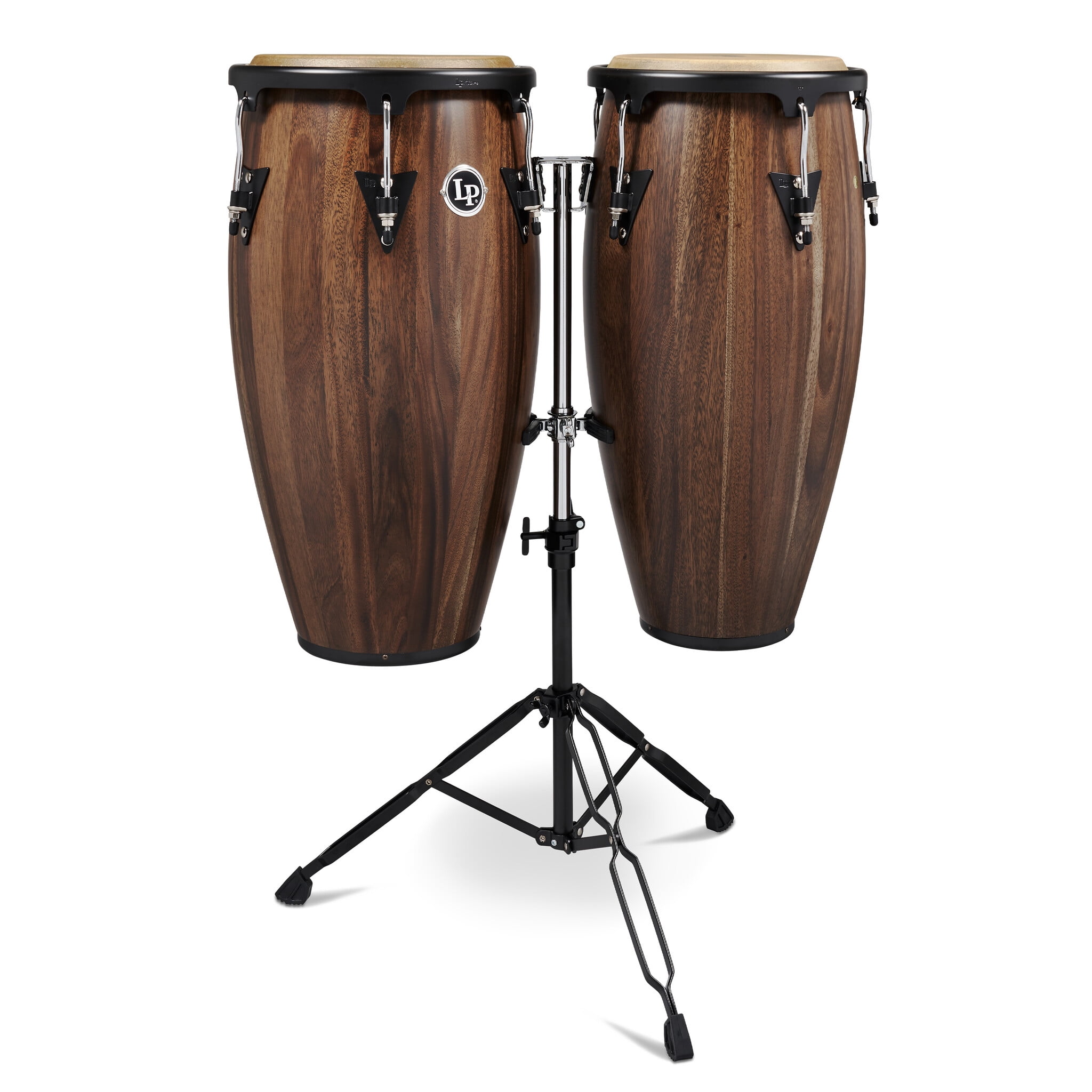 LP Aspire Series 11 & 12 Siam Walnut Wood Conga Set - LPA647-SW