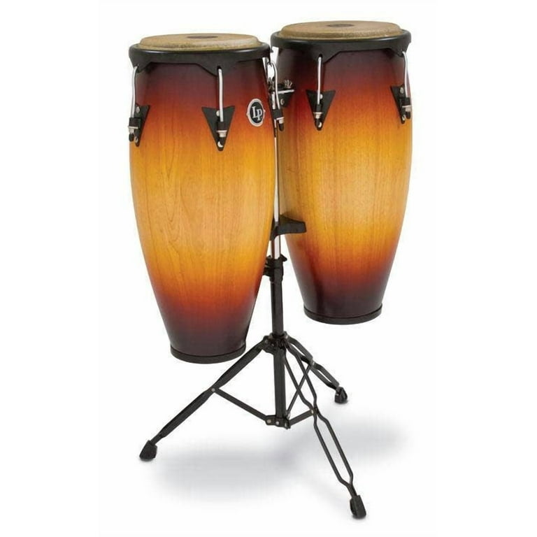LP City Wood Congas/VSB（ヴィンテージサンバースト） Latin Percussion Instrument: City Congas with Stand in Vintage