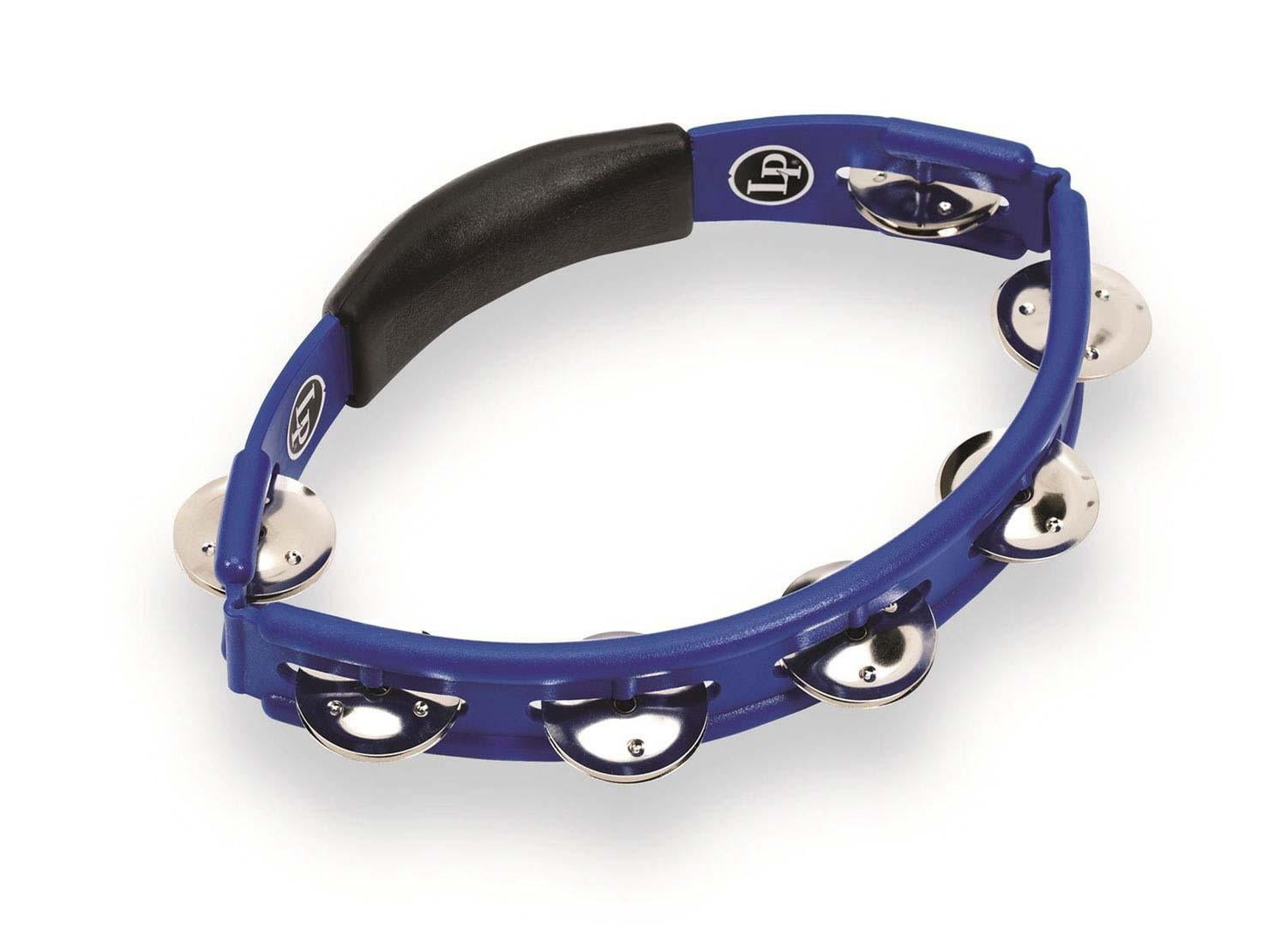 LP City Series Hand Held Tambourine Blue Blue