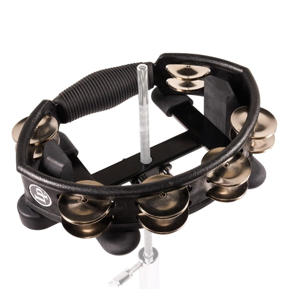 Latin Percussion Cyclops II Mountable/Hand-Held Tambourine, Black