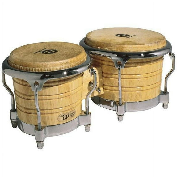 LP Generation II Bongos, Natural/Chrome