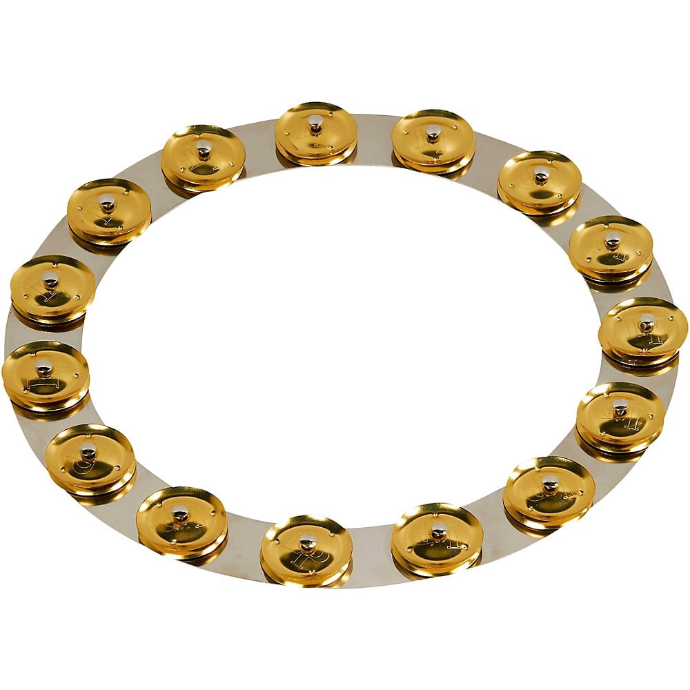 Latin Percussion LP3814SBS 14-Inch Tambo-Ring - Stainless Steel with Brass Jingles