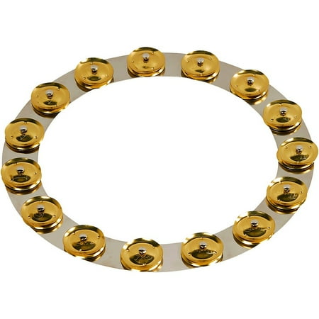 Latin Percussion LP3814SBS 14-Inch Tambo-Ring - Stainless Steel with Brass Jingles