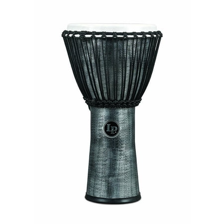 Latin Percussion LP724G Rope Djembe 11 in. Synthetic Shell & Head, Gray