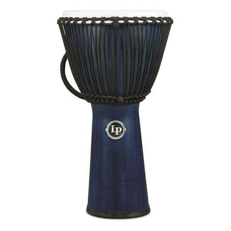 Latin Percussion LP725B Rope Djembe 12.5 in. Synthetic Shell & Head, Blue
