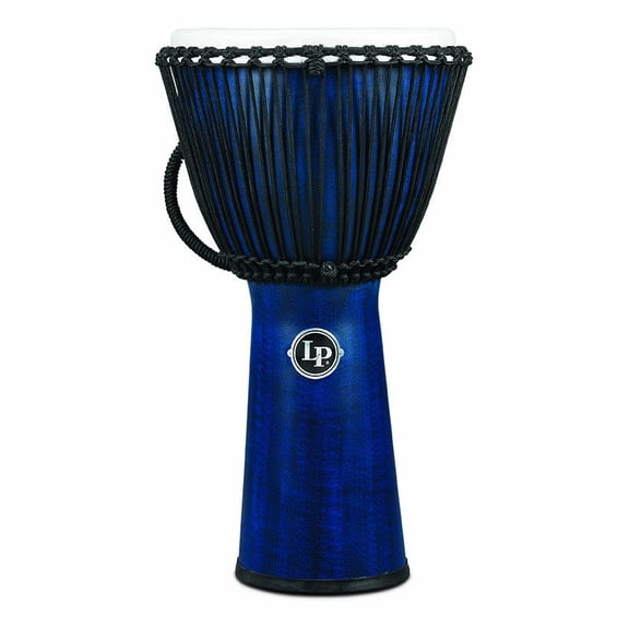 Latin Percussion LP World Beat FX Synthetic Shell 12 1/2" x 25" Djembes Blue