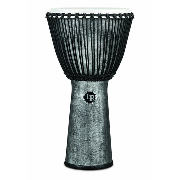Latin Percussion LP725G Rope Djembe 12.5 in. Synthetic Shell & Head, Gray