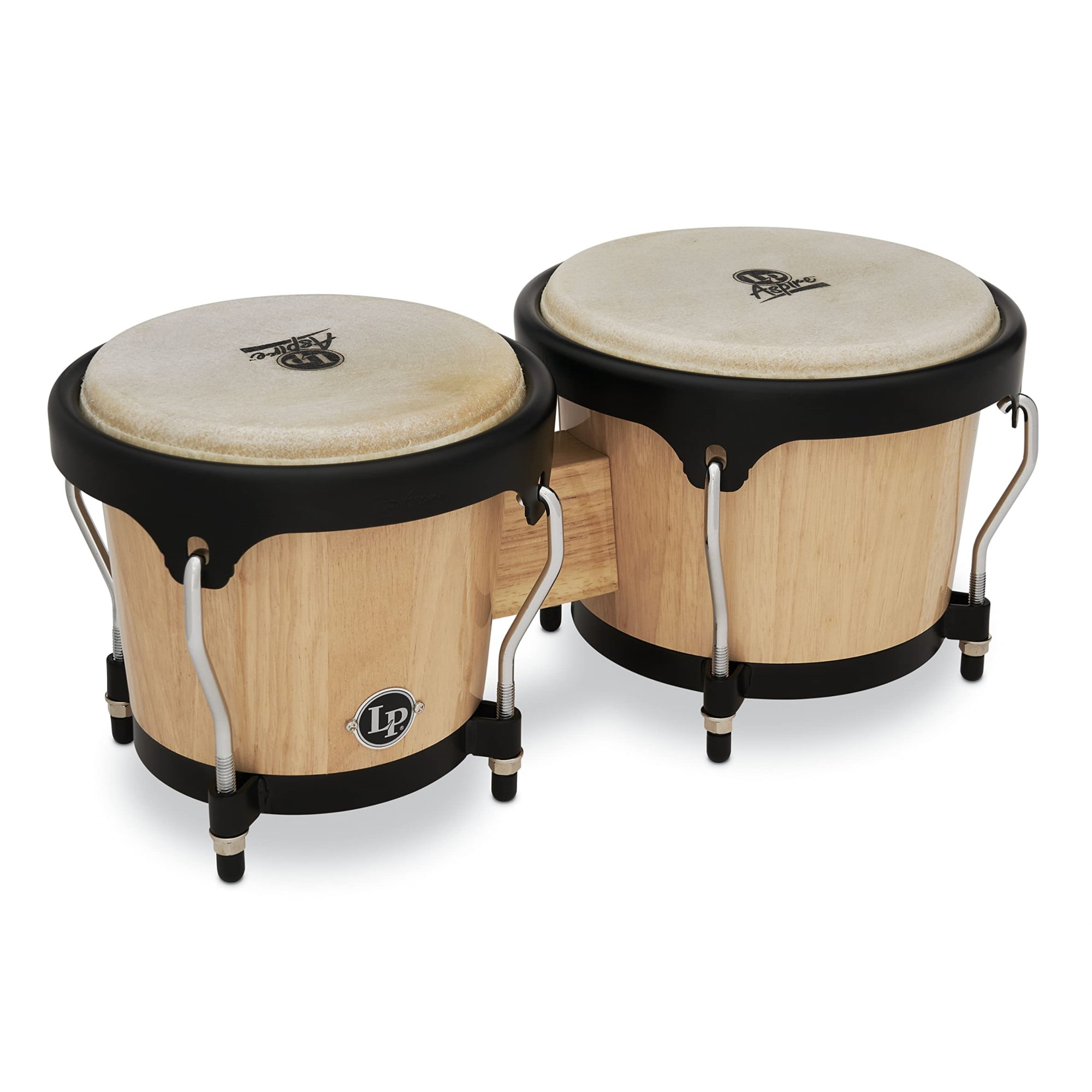 LP エルピー ボンゴ Aspire Wood Bongos LPA-601AW LP ASPIRE Series Wood Bongos Natural LPA601-AW - Walmart Business