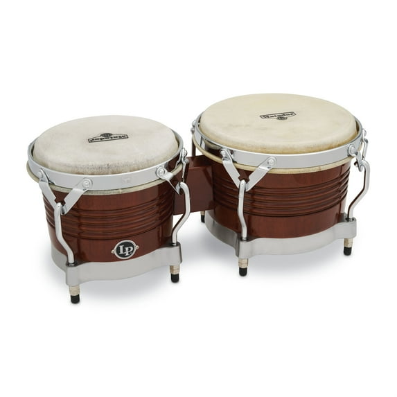 Latin Percussion M201-ABW Matador Bongo, Almond Wood Chrome