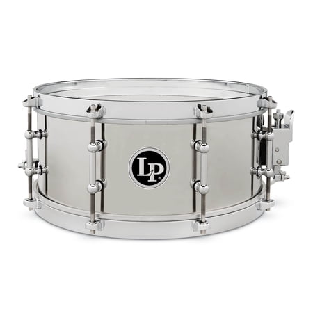Latin Percussion 5 1/5" x 13" Stainless Steel Salsa Snare - LP5513-S