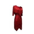 thumbnail image 1 of Latin dance dress for women practice dress tassel skirt rumba salsa line dance suit clothes women  fringe dress, 1 of 7