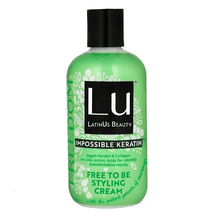 LatinUs Beauty Freedom Curl Enhancing Free-to-Be Styling Cream for Curly, Wavy Hair, 8 oz