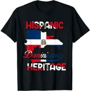 Latina Dominican Republic Flag Hispanic Heritage Dominicana T-Shirt