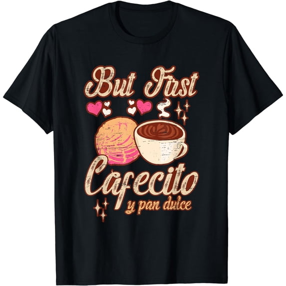 Latina Mom latino Spanish Mexican Mama Coffee Conchas T-Shirt