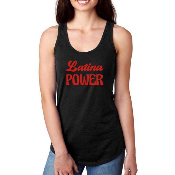 Latina Power Racerback Tank Women -Smartprints Designs, Female XX-Large
