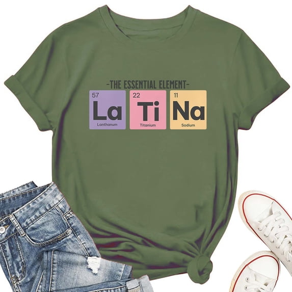 Latina Power T-Shirt for Women – Empowerment Graphic Tee for Strong Latin Women, Feminist Hispanic Heritage Gift