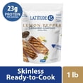 thumbnail image 1 of Latitude 45 Frozen Lemon Pepper Atlantic Salmon, 1 lb. Bag, 1 of 8