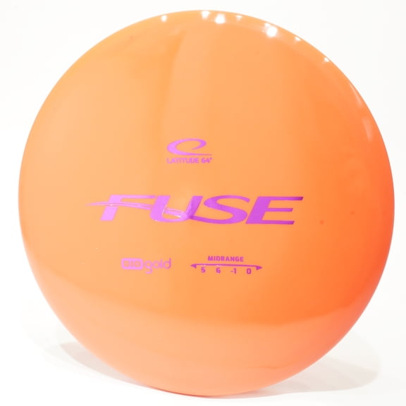 Latitude 64 BioGold Fuse Disc Golf Midrange Disc, Pick Color/Weight [Stamp & Exact Color May Vary] Red 173-174 grams
