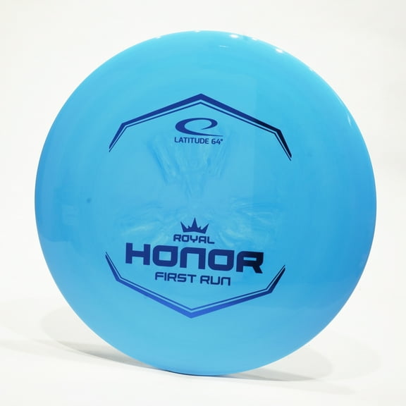 Latitude 64 First Run Royal Grand Honor Disc Golf Fairway Driver, Pick Color/Weight [Stamp & Exact Color May Vary] Blue 173-174 grams