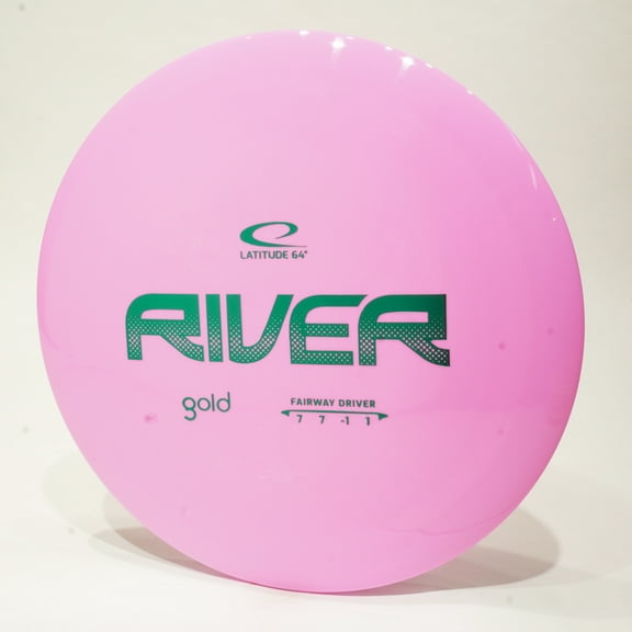 Latitude 64 Gold River Disc Golf Fairway Driver, Pick Color/Weight [Stamp & Exact Color May Vary] Pink 175-176 grams