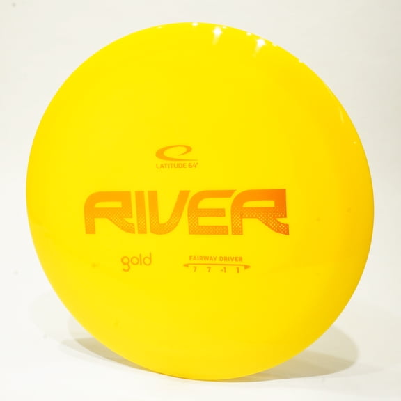 Latitude 64 Gold River Disc Golf Fairway Driver, Pick Color/Weight [Stamp & Exact Color May Vary] Yellow 173-174 grams