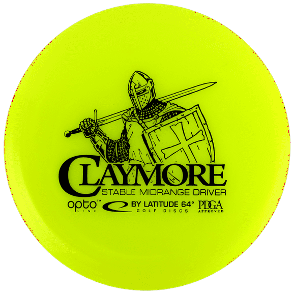 Latitude 64 Opto Claymore 170-172g Midrange Golf Disc [Colors may vary] - 170-172g