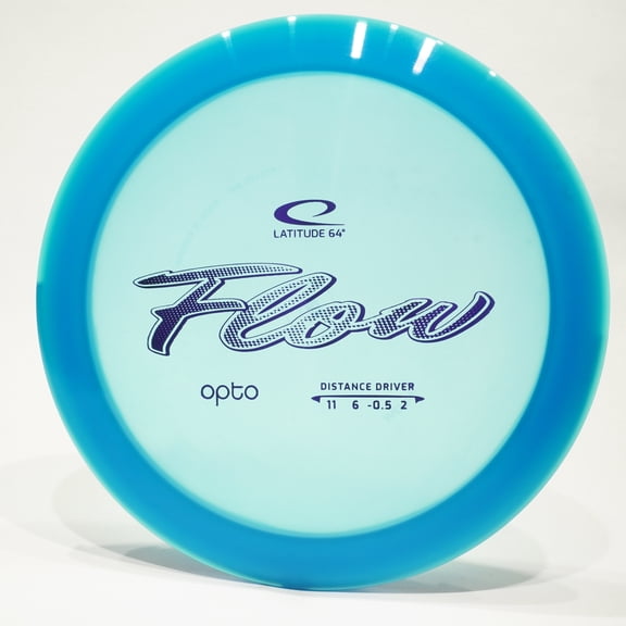 Latitude 64 Opto Flow Disc Golf Distance Driver, Pick Color/Weight [Stamp & Exact Color May Vary] Blue 175-176 grams
