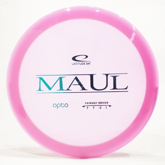Latitude 64 Opto Maul Disc Golf Fairway Driver, Pick Color/Weight [Stamp & Exact Color May Vary] Pink 167-169 grams