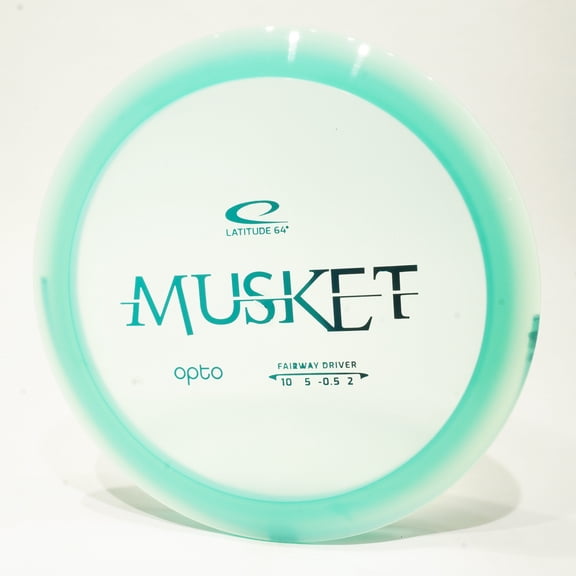 Latitude 64 Opto Musket Disc Golf Distance Driver, Pick Color/Weight [Stamp & Exact Color May Vary] Teal 175-176 grams