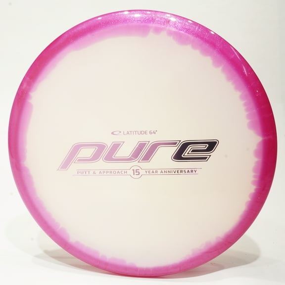 Latitude 64 Orbit Opto Pure 15th Anniversary Disc Golf Putter & Approach Disc, Pick Color/Weight [Stamp & Exact Color May Vary] Pink 173-174 grams