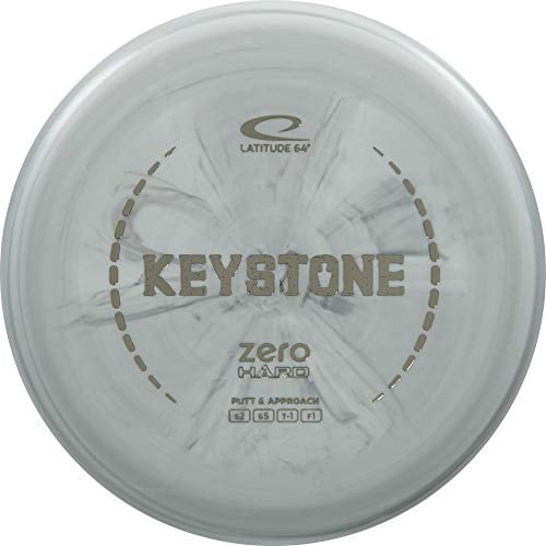 Latitude 64 Zero Line Hard Keystone Putt & Approach Golf Disc [Colors May Vary] - 173-176g