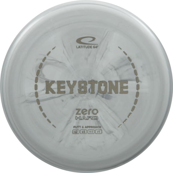 Latitude 64 Zero Line Hard Keystone Putter Golf Disc [Colors may vary]
