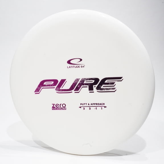 Latitude 64 Zero Medium Pure Disc Golf Putter & Approach Disc, Pick Color/Weight [Stamp & Exact Color May Vary] Orange 173-174 grams