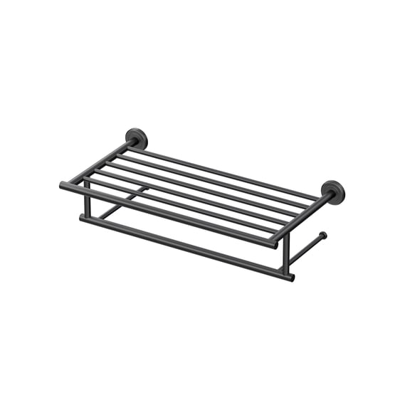 Gatco Latitude II 18" Towel Rack, Matte Black