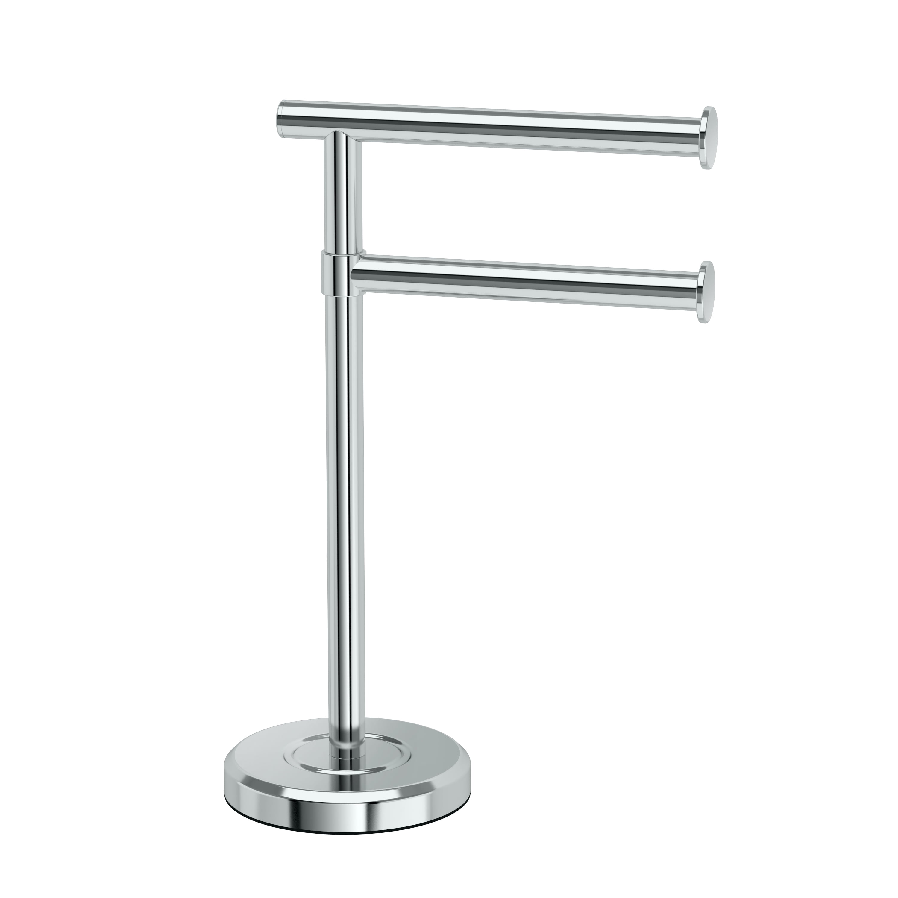 Chrome countertop hand towel holder hotsell