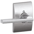 thumbnail image 1 of Latitude Lever with Century Trim Non-Turning Lock, Satin Chrome (F170 LAT 626 CEN), 1 of 7