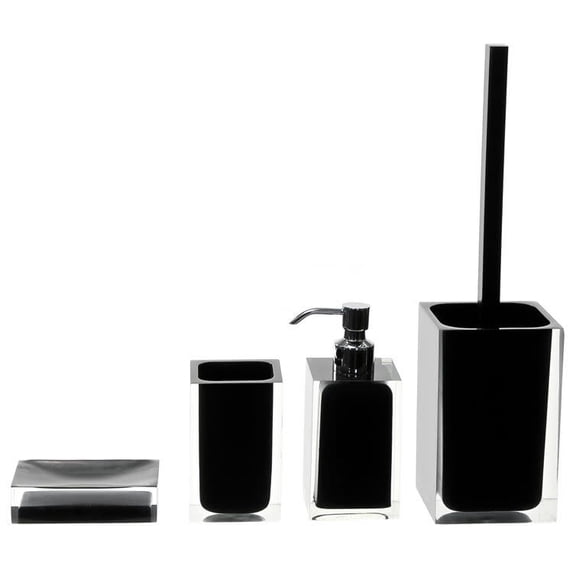 Nameeks Ra100 Gedy Bathroom Accessories Set - Black