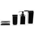 thumbnail image 1 of Nameeks Ra200 Gedy Bathroom Accessories Set - Black, 1 of 7