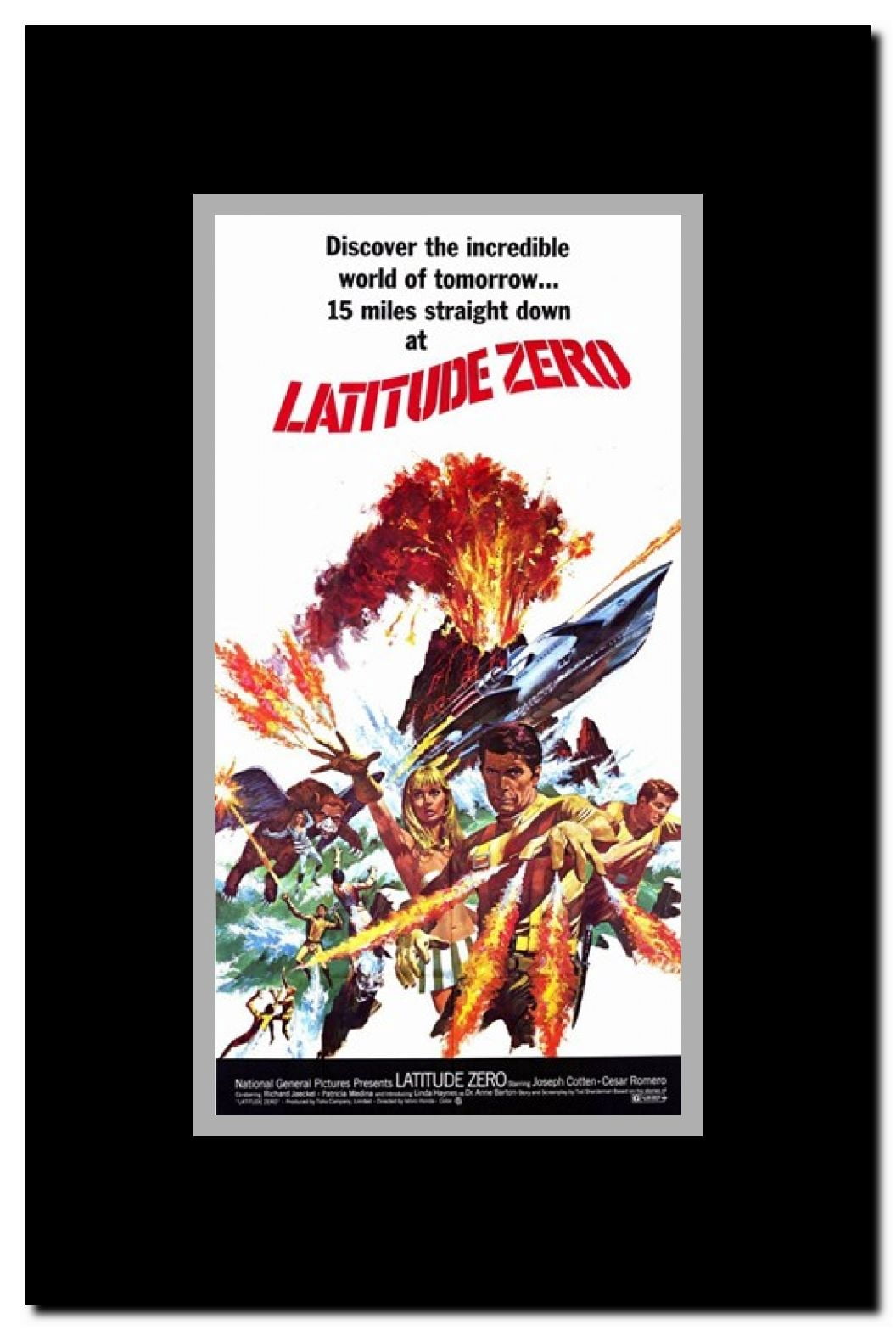 Latitude Zero Framed Movie Poster