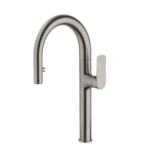 Latoscana 09PW591B Single Handle Pull-Down Kitchen Faucet In Brushed Nickel