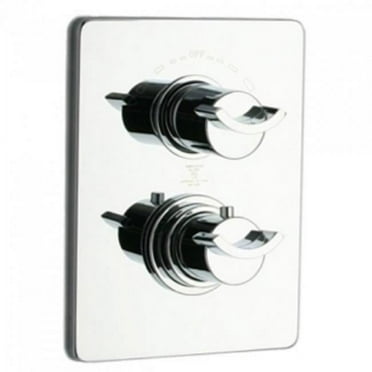 Latoscana 73PW691 Morgana Thermostatic Valve- 2 Way Diverter Volume Control - Brushed Nickel