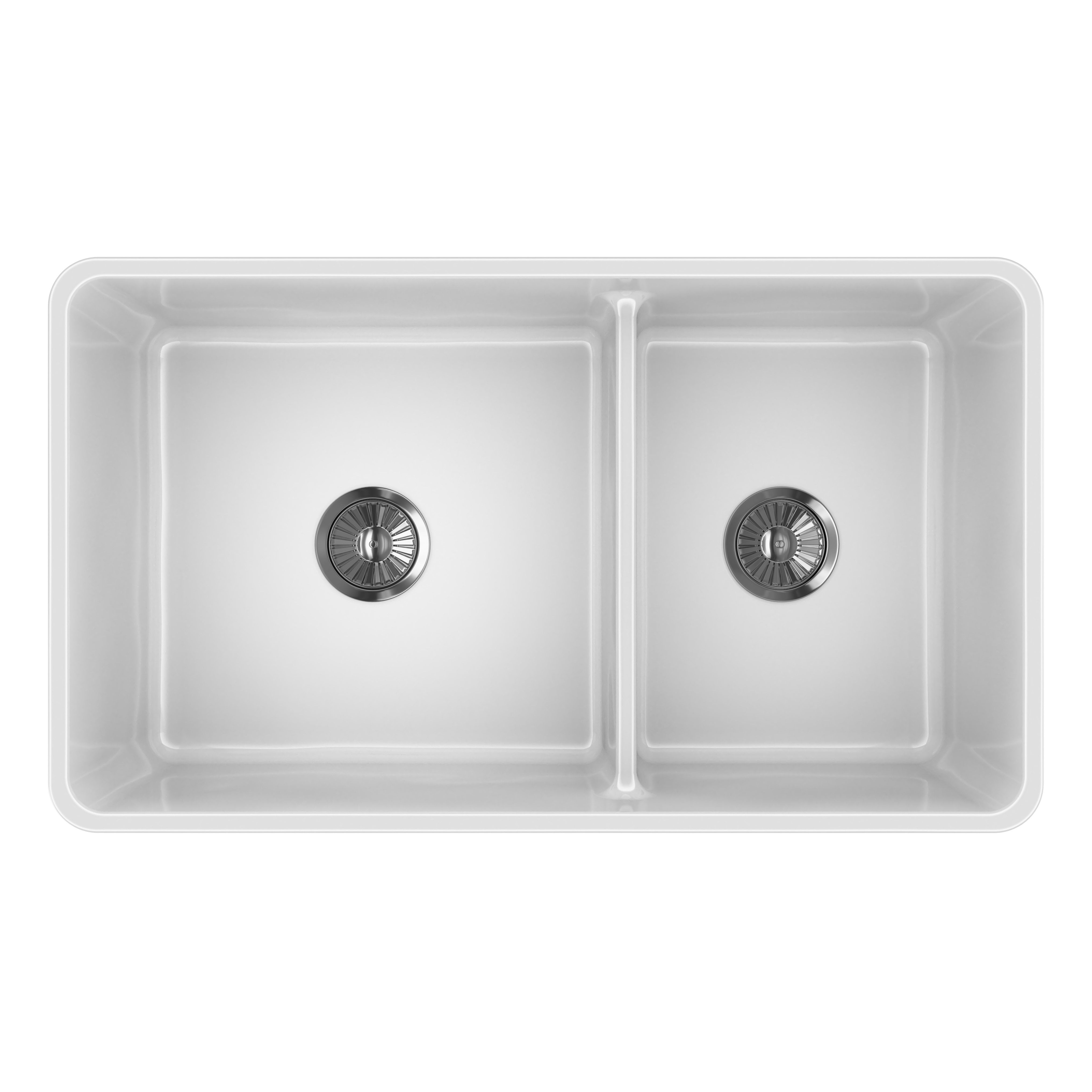 Latoscana LTD3319W Farmhouse Kitchen Sink  in FIRECLAY Finish