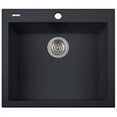 thumbnail image 1 of Latoscana ON6010-70UG MicroUltra Granite Single Bowl Drop In Kitchen Sink-black, 1 of 2