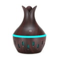thumbnail image 1 of Latrodar 130ml LED Oil Diffuser Humidifier Aromatherapy Wood Grain Vase Aroma Affordable&High-Quality Brown 6x4 Inch Home Decor, 1 of 3