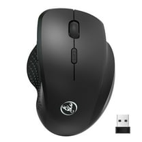 Latrodar 2.4G Wireless Mouse Game USB Wired 1600DPI Gaming Mouse Mice For PC Practical&Affordable Black 6x3.2 Inch Home Essentials