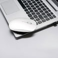 thumbnail image 1 of Gecau 2.4G Wireless Mute Bluetooth Mouse Laptop Office Business Mouse High Durability White 4.8x3.2 Inch Home Stuff, 1 of 5